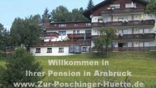 Hotel Pension Arnbruck Zur Poschinger Hütte  Bayerischer Wald bei Bodenmais [upl. by Danby]