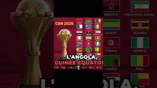 Les 24 pays qualifiés pour la CAN 2025 [upl. by Lauzon]