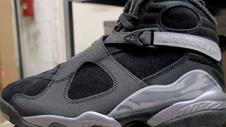 Early Look Jordan 8 Winterized Gunsmoke [upl. by Pattison212]