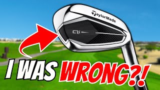 I expected these NEW TaylorMade Qi irons to be TERRIBLE [upl. by Biebel399]