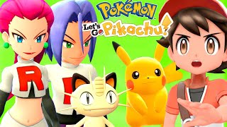 POKÉMON LETS GO PIKACHU 2 ENCONTRAMOS A EQUIPE ROCKET Gameplay Nintendo Switch [upl. by Nahgaem584]