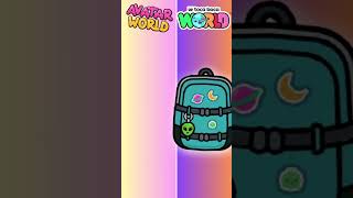 🎒 Backpacks Toca Boca 🆚 Avatar World 🎒 Which One is Better [upl. by Paquito]