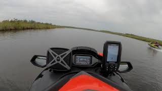 Yamaha FX SVHO limited quick speed run on the salt spring river [upl. by Rosalie502]