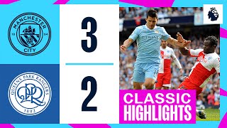 Classic Highlights  Man City 32 QPR  AGUEROOOOOOOO [upl. by Radec20]