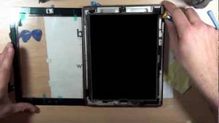 Tutoriel changer la vitre cassée dun Ipad 2 démontage  remontage [upl. by Sac216]