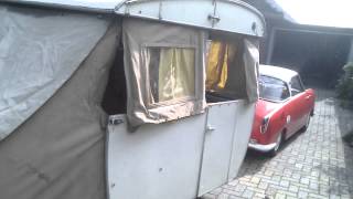 Goggomobil mit Dethleffs Camper Export Bj 1960 [upl. by Yecnuahc]