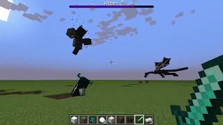 Minecraft Ender Dragon VS Warden VS Wither [upl. by Anabella]