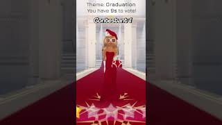 WIN THE GRADUATION DRESS TO IMPRESS COMPETITION FOR ROBUX shorts [upl. by Dlanar817]