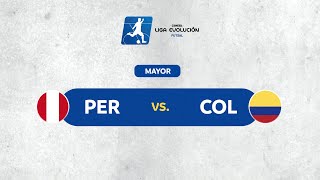 PERU VS COLOMBIA  CONMEBOL LIGA EVOLUCIÓN de FUTSAL  MAYORES [upl. by Swithin]