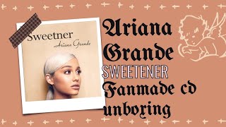 Ariana Grande Sweetener Fan Made CD Unboxing [upl. by Bolan571]