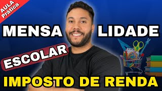 COMO DECLARAR MENSALIDADE ESCOLAR NO IMPOSTO DE RENDA  GASTOS COM INSTRUÃ‡ÃƒO NO IRPF 2024 [upl. by Llenyt361]