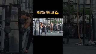 ANATOLY The ego cleaner 😂 anatoly fitness fitness shorts [upl. by Kingdon23]