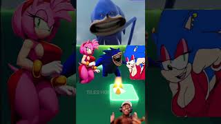 Hot Amy Rose vs Giant Shin Sonic vs Hot Sonica Female x Coffin Dance Tiles Hop shorts [upl. by Fernando]