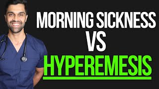 Pregnancy Morning Sickness vs Hyperemesis Gravidarum HG Whats the Difference  Dr Azad [upl. by Mandie]