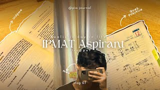 Realistic day in life of IPMAT Aspirant  life of ipm aspirant  dropper vlog  journey to IIM  07 [upl. by Ailecara]