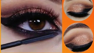 Golden eyes👀 💙SubscribeMakeupworld04 [upl. by Lockwood772]