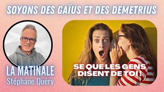 ACCUEILLIR et ENCOURAGER  leçons de Gaïus et Demetrius   Avec Stéphane Quéry [upl. by Ylreveb839]