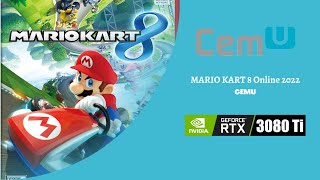 CEMU  Mario Kart 8 Online Servers in 2022  Gameplay [upl. by Pelmas]