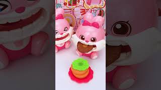 Satisfying With Unboxing Cute Rabbits Eating Hamburger Set Toys ASMR Videos [upl. by Aneehsat]