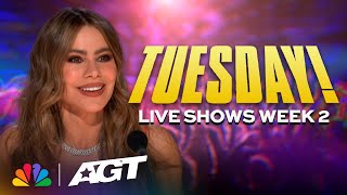 Performing TONIGHT  AGT Live Shows Week 2  AGT 2023 [upl. by Lyreb248]