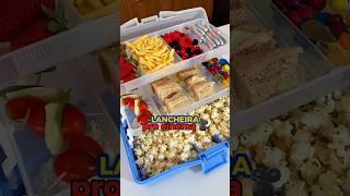 LANCHEIRA 3 ANDARES pra comer no filme [upl. by Anailli]