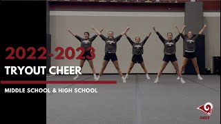 2022 2023 Middle amp High School Tryout Cheer [upl. by Zenobia]