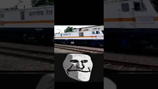 WAP7 Top speed 180💥💀ytshorts youtubeshorts youtube trending train edit wap7 railway [upl. by Kreager939]