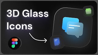 How to Create Stunning 3D Glass Icons in Figma  StepbyStep Tutorial [upl. by Slotnick]