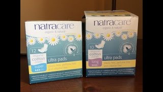 Natracare  Organic Pads and Tampons [upl. by Bunting600]