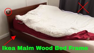 ✅ How To Use Ikea Malm Wood Bed Frame Review [upl. by Haduhey]