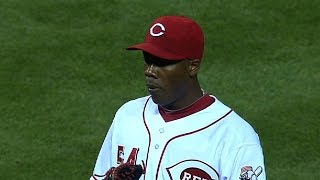 Chapman hits 106 MPH in relief appearance [upl. by Thury]