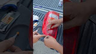 HOW TO FIXED A BROKEN TAIL LIGHT tips diy shorts [upl. by Bengt567]