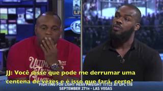 Jones e Cormier discutem na TV americana legendado [upl. by Iphigenia]