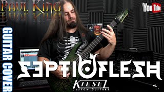 Septicflesh  Anubis  Guitar Cover  By Paul King  TAB  4K Cinematic [upl. by Kcirdahs]