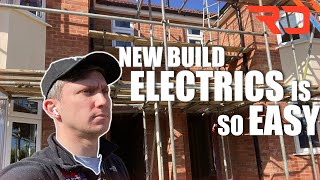 HOW EASY IS NEW BUILD ELECTRICS ELECTRICIAN UK [upl. by Gensmer]