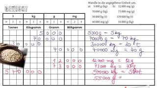 359 Rechnen mit Größen Masse 2 [upl. by Harahs786]