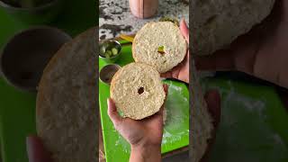 Chopped Cream Cheese Bagel bagels bagelsandwich [upl. by Laurel]