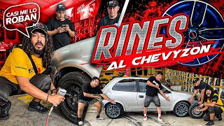 LE COMPRO RINES DEPORTIVOS Casi me LO ROBAN 🔥TUNEAME EL CHEVY ZON 4🔥 [upl. by Dragelin]