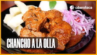 Como preparar chancho a la olla  Ciberoteca [upl. by Baskett100]