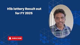 How to check H1b lottery Result for Year 2025h1b lottery h1b visa usa telugu news [upl. by Adnarb]