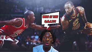 Jordan vs Lebron  The Best GOAT Comparison LEBRON FAN REACTION [upl. by Tnek170]