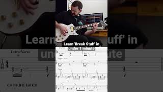 Learn Break Stuff  Limp Bizkit in Under a Minute [upl. by Aylward]