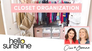 How To Organize Your Closet Space with The Home Edit  Master the Mess EP 2 [upl. by Koran]