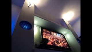 COMO FAZER um HOME THEATER de GESSO DRYWALL parte 02 [upl. by Ayatnahs668]