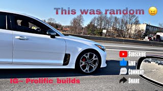 JB4 Tuned Kia Stinger GT2 vs Big Turbo Saab 93 Aero XWD [upl. by Bunni]