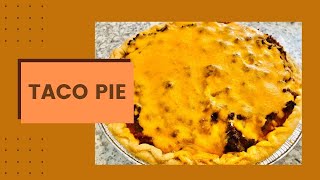 Easy Taco Pie  Quick and Easy Weeknight Recipe  Family Friendly Meal Idea [upl. by Ordnajela]