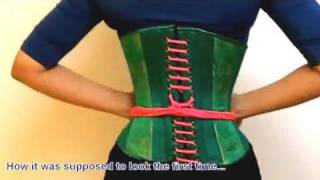 Straight European Lacing Technique  Lucys Corsetry [upl. by Aromat572]