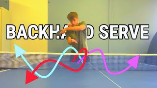 Maximum SPIN Beginner Backhand Serve Tutorial [upl. by Ahsinid584]