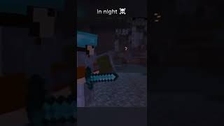 Minecraft creepy update  Wait for night  minecraft minecraftshorts mcupdate  danishrizz [upl. by Cornew]