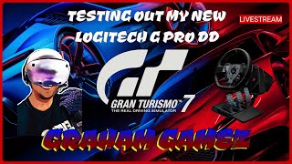 GT7 PSVR2 PS5 G PRO DD TESTING OUT MY NEW LOGITECH G PRO DIRECT DRIVE LIVESTREAM grahamgamez [upl. by Eirrab]